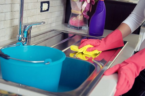 Professional communal cleaning for a modern apartment block in Colliers Wood