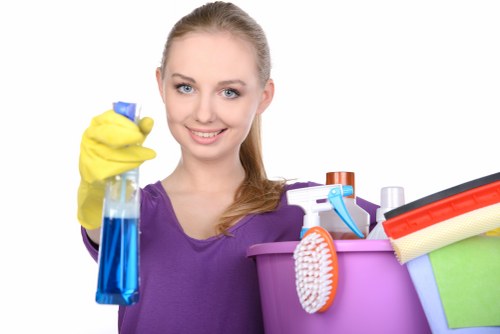 Steam cleaning service for stairs and landing carpets in Colliers Wood